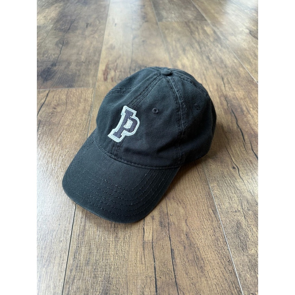 OTTO Hat Unisex One Size Fits Most Black P Embroidered Baseball Cap Adjustable